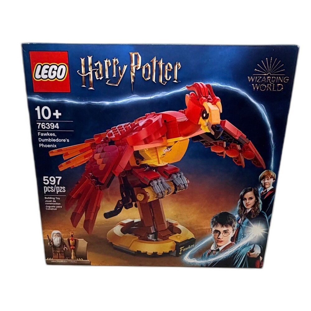LEGO Harry Potter Fawkes Dumbledore’s Phoenix 76394 Sealed NIB - Retired